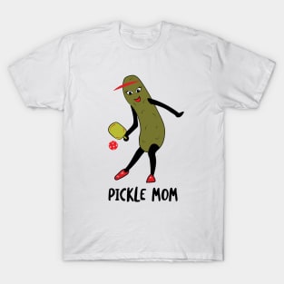 Womens Pickleball Pickle Mom T-Shirt